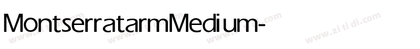 Montserratarm Medium字体转换 Montserratarm Medium字体转换